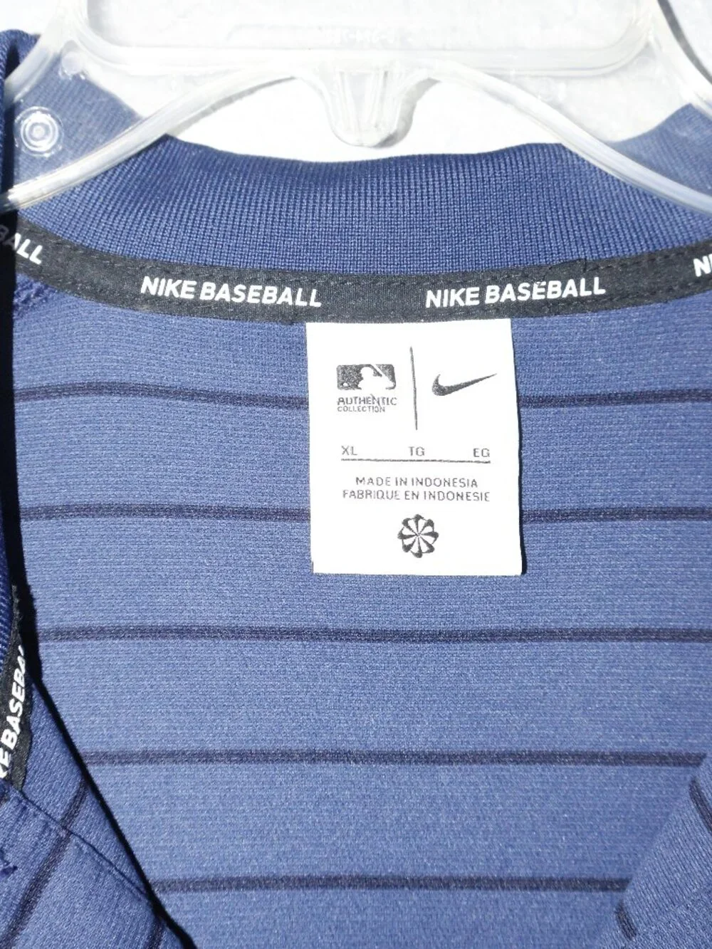 Nike MLB Astros Striped Dri-FIT Polo Shirt XL